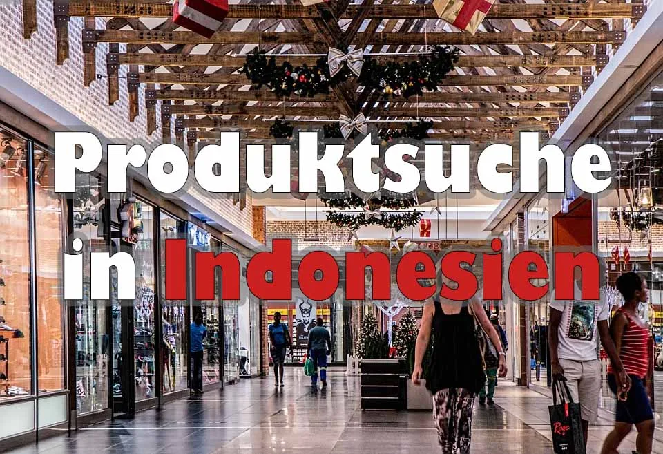 Produktsuche in Indonesien