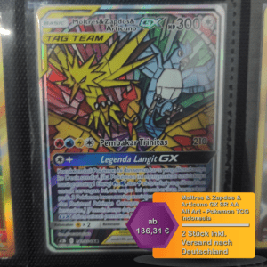 Moltres & Zapdos & Articuno GX SR AA Alt Art - Pokemon TCG Indonesia